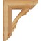 Ekena Millwork Olympic Slat Rough Sawn Bracket, Western Red Cedar, 6"W x 24"D x 28"H BKT06X24X28OLY06RWR - alternate 4